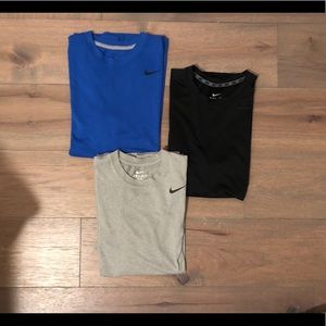Set of 3 NIKE Men’s Large DRI-FIT Shirts